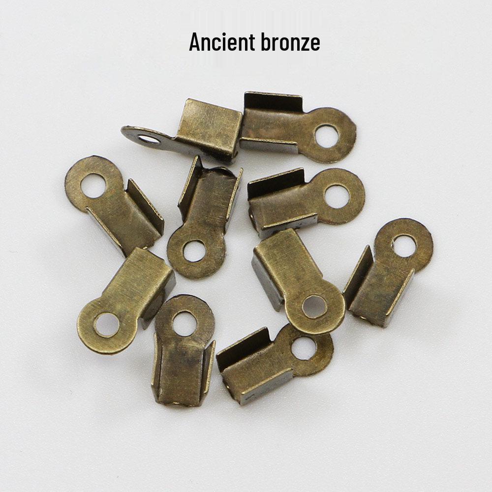 Leather Cord Clamps & Crimp Ends for DIY Jewelry Bracelets