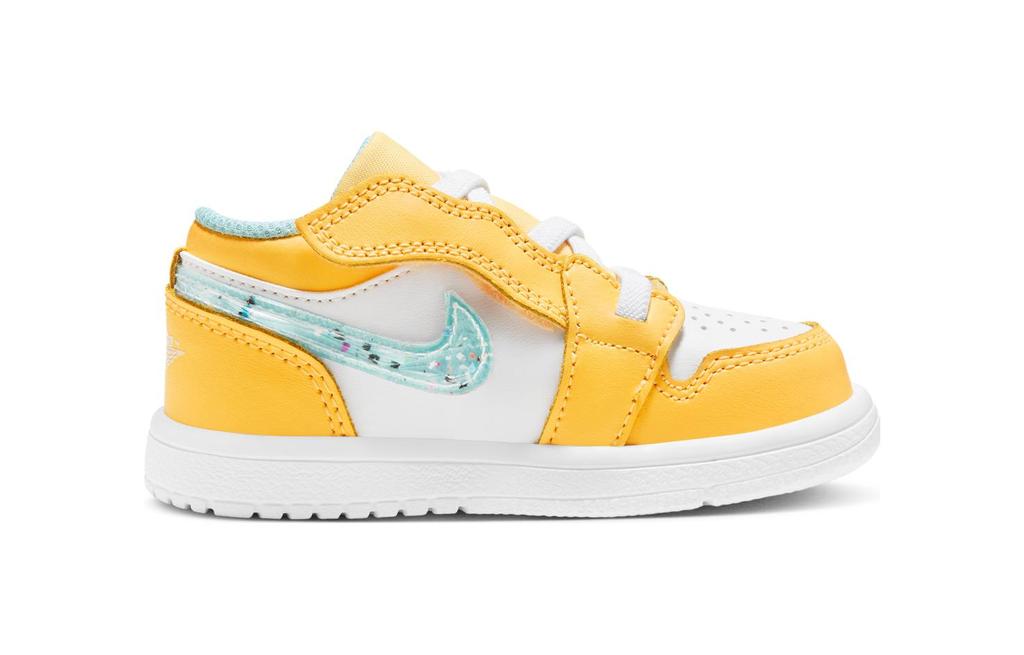 Jordan Air Jordan 1 Low Alt SE TD Slip Resistant Low top Baby & Toddler Shoes Yellow White Infant And Toddler DX4388-800