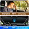 Car Windshield Sun Visor For Subaru BRZ ZD8 2021 2022 2023 2024 2025 2026 Toyota ZN8 GR86 Front Rear Foldable Sunshade UV Visor.