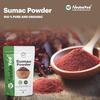 NeutraVed Sumac Powder - 200g | Reusable Food Grade Zipper Pack | 200 Gams