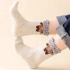 5 Paare Cartoon Tiere Kinder Mittelhohe Socken Herbst Winter Warme Strümpfe 2-12 Jahre Jungen Mädchen Baby Baumwollsocken Kinder Schuhwerk