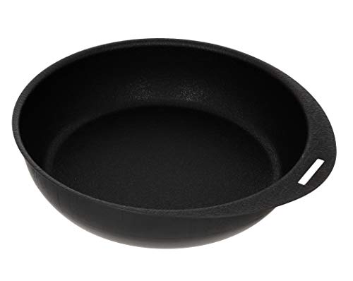 Takagi Glee-ru Removable Handle Grill Pan with Stainless Steel Lid and Handle, Round, 20cm, 3-Piece Set, Made In Japan