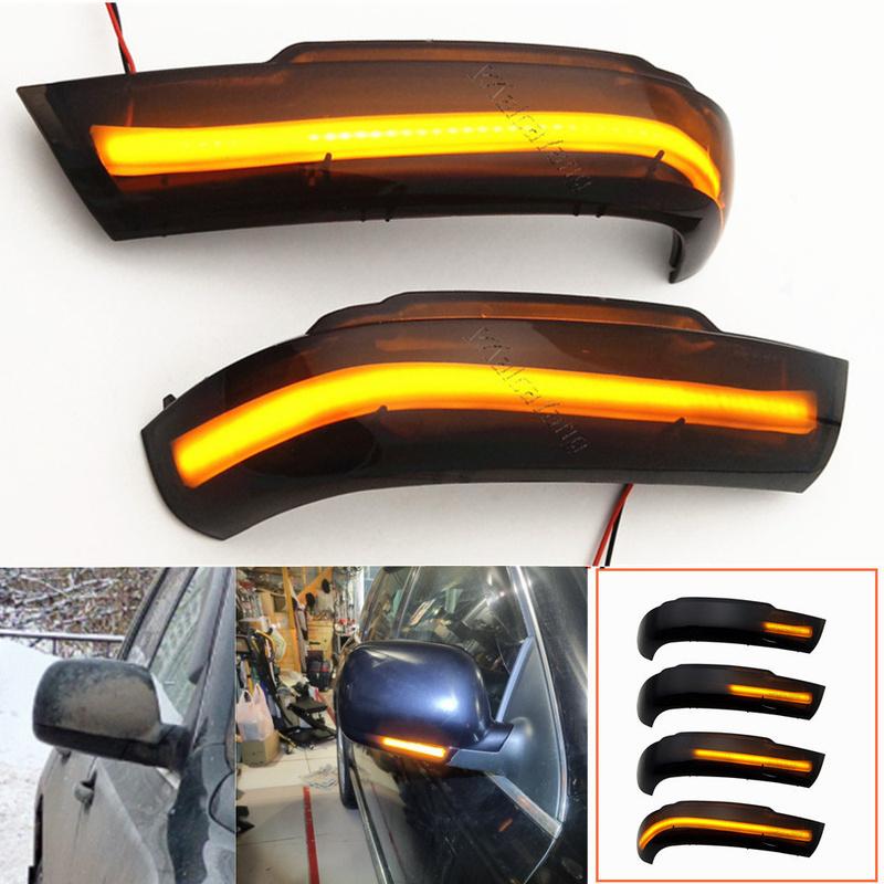 

2 Pieces For VW Touareg 7L Dynamic LED Turn Signal Blinker Mirror Flasher Light 2002 2003 2004 - 2006 Side Rearview Mirror Light