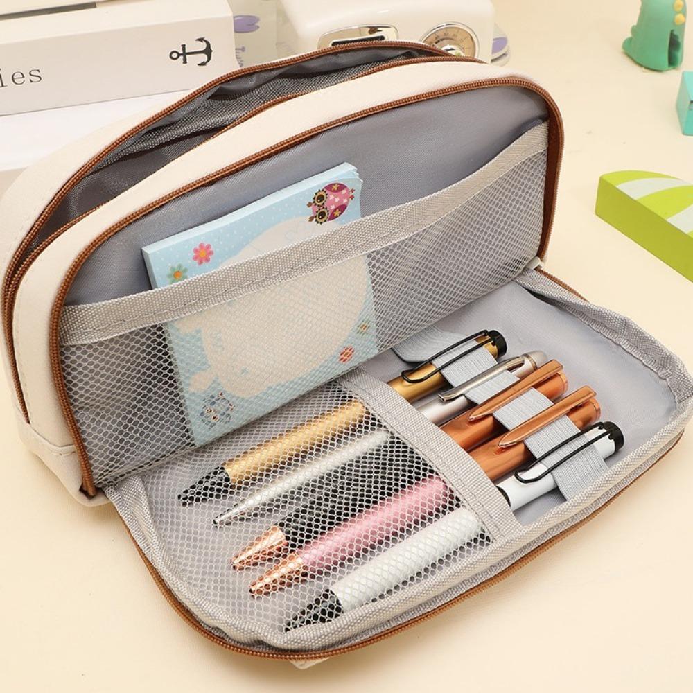 Pen Pouch Large Capacity Pencil Case 5 Layers Korean Pen Pencil Bag  Students