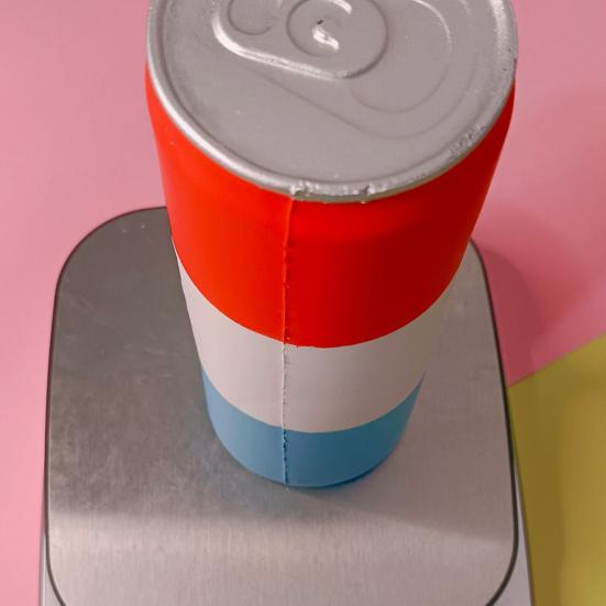 Simulation Drink Can Squeeze Toy Soft Rebound Faux Leather Pinch Toys Anxiety Relief & Decompression Sensory Toy Fidget Squishes