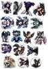 17pcs Cute Gothic rose, dark elf angel Sticker For Luggage Skateboard Phone Laptop Moto Bicycle Wall Guitar/DIY Scrapbooking