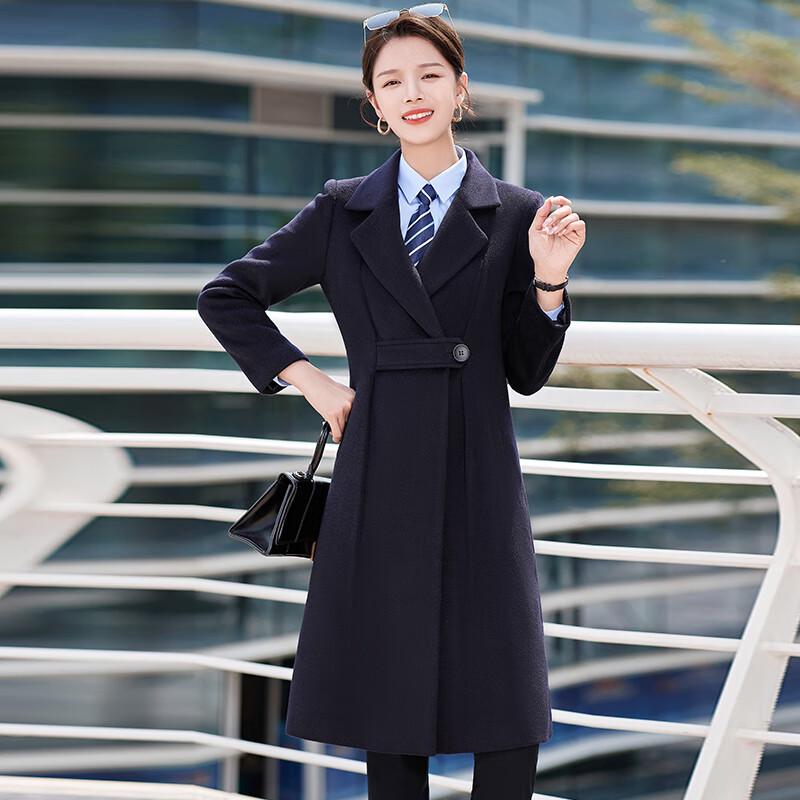 Women's Mid-Length Wool Blend Coat