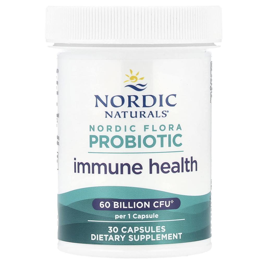 Nordic Flora Probiotic, Immune Health, 60 Billion CFU, 30 Capsules