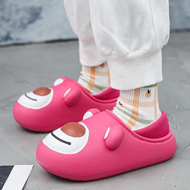 Детские модные тапочки из хлопка на толстой подошве больших размеров — фото 12