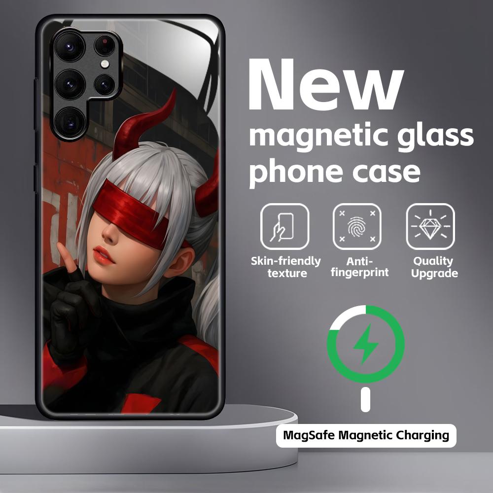 Garena Free Fire Phone Case For Samsung S26 S25 S24 S23 S22 S21 Plus Ultra Note20 Glass Magnetic Case
