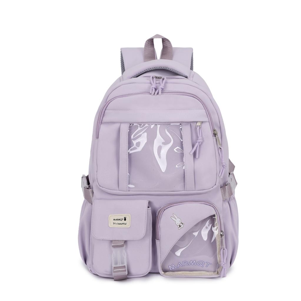 2025 new schoolbag female college student cute large capacity computer backpack junior high school student travel bag high school backpack