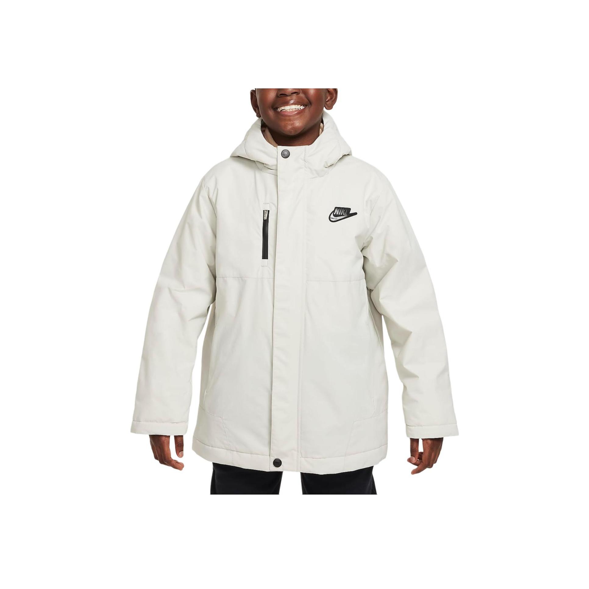 

Nike Системы Три-в-Одном Модная Удобная Куртка С Капюшоном Детская Куртка Light-Bone HQ7180-072 S