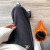 Plus Size Petite Maternity Sweatpants - Loose, Non-constricting, Cuffed Casual Pants for Spring/Summer.