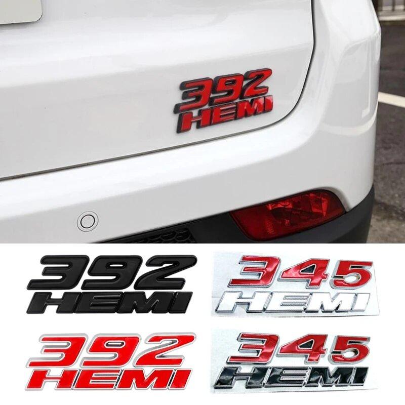 Metal 3D Letter Car Rear Trunk Badge Emblem Sticker 345 392 HEMI