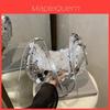 Acylic Small Clutch Bag With Sequins For Street Fashion And Daily Use