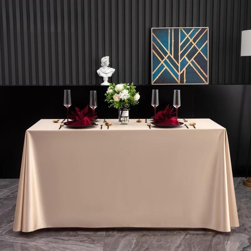 Light Luxury and Simple Tablecloth for Weddings Banquets Hotels Rectangular and Wear-resistant Suitable for Multiple Scenarios