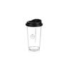 Transparent Water Cups 355ml/473ml Drinking Bottle Portable Water Bottle  For Juice Milk Tea Coffee