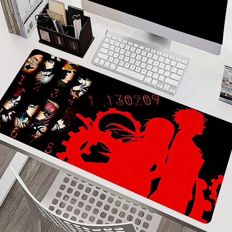 Kawaii Anime Mouse Pads Gamer Keyboard Pads Notebook Mousepad Steins Gate Computer Desk Mat Hot Gaming Mouse Mats For Cs Go Lol