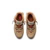 Travis Scott x Air Jordan 6 Retro PS Kaki Britannique Chaussures de Sport pour Enfants Tan Voile Cramoisi Vif DH0693-200