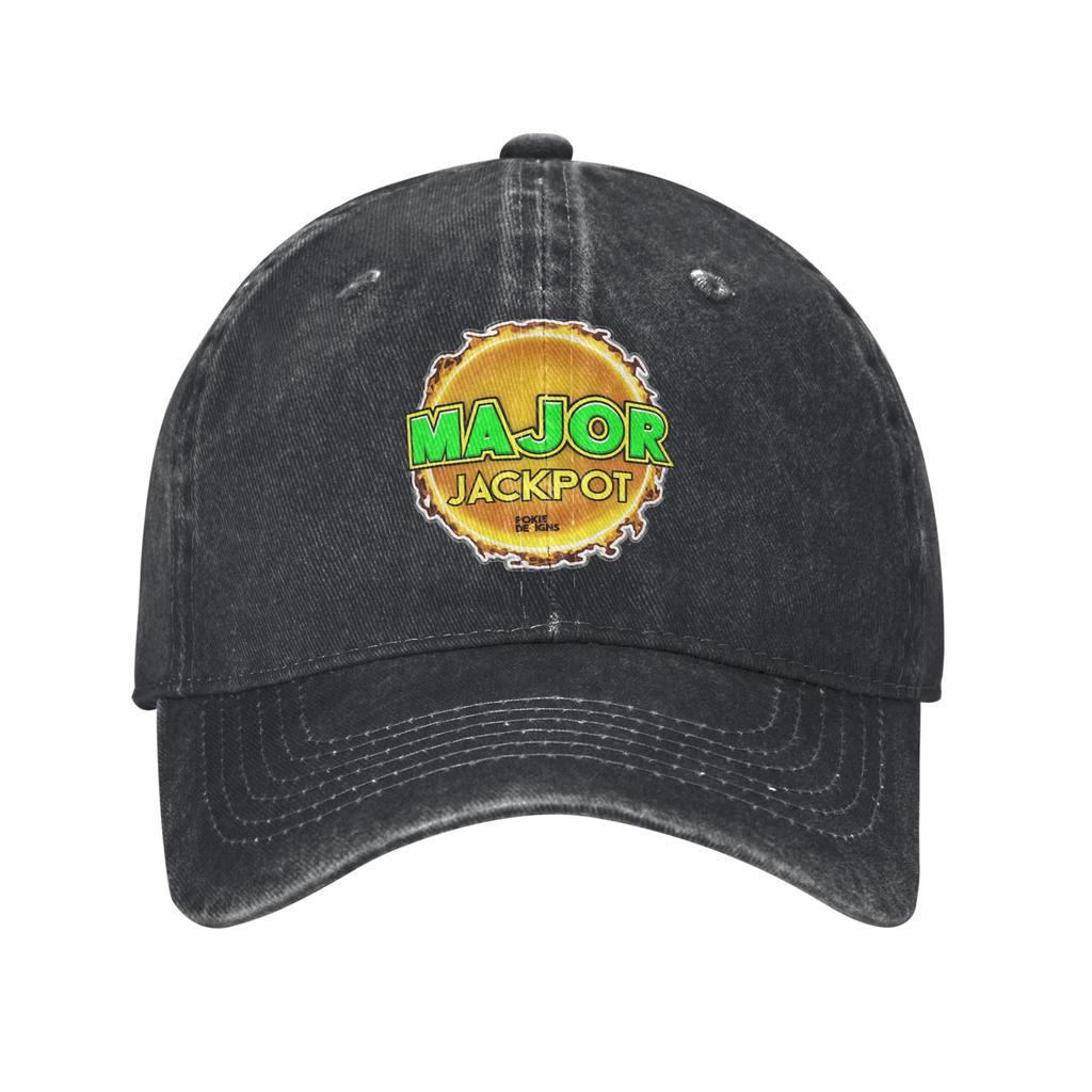 MAJOR JACKPOT Sun Baseball Cap Men Adult Design Trucker Hat Summer Classic Tennis Skate High Quality Snapback Cap