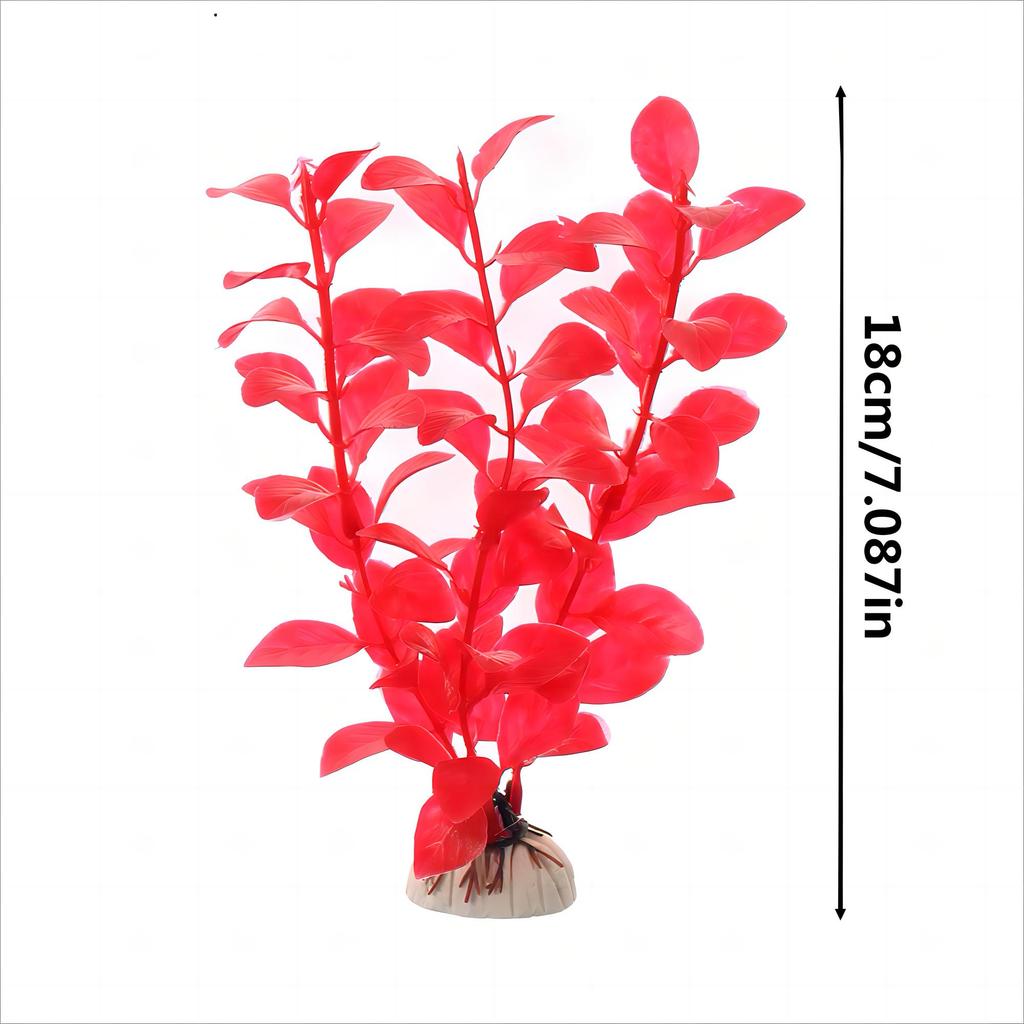 Fish Tank Simulation Plant Water Grass 18 Cm Aquarium Artificial Green Plant Ornaments Plastic 5 Colors DIY Decoration Landscape