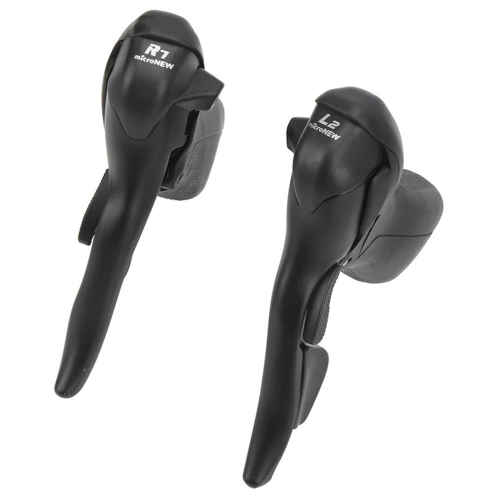 2Pcs 2x7 Speed Bike Shifter Brake Levers Aluminum Alloy PVC 7 8 9 Speed Bicycle Accessories Fit for Road Bike