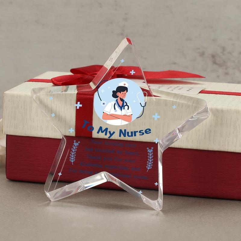 Nurse Star Acrylic Plaque - Appreciation Gift for National Nurses Day