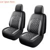 Y4UA Universelle Auto-Ledersitzbezüge Mit Diamant-Steppdesign Für Limousine SUV