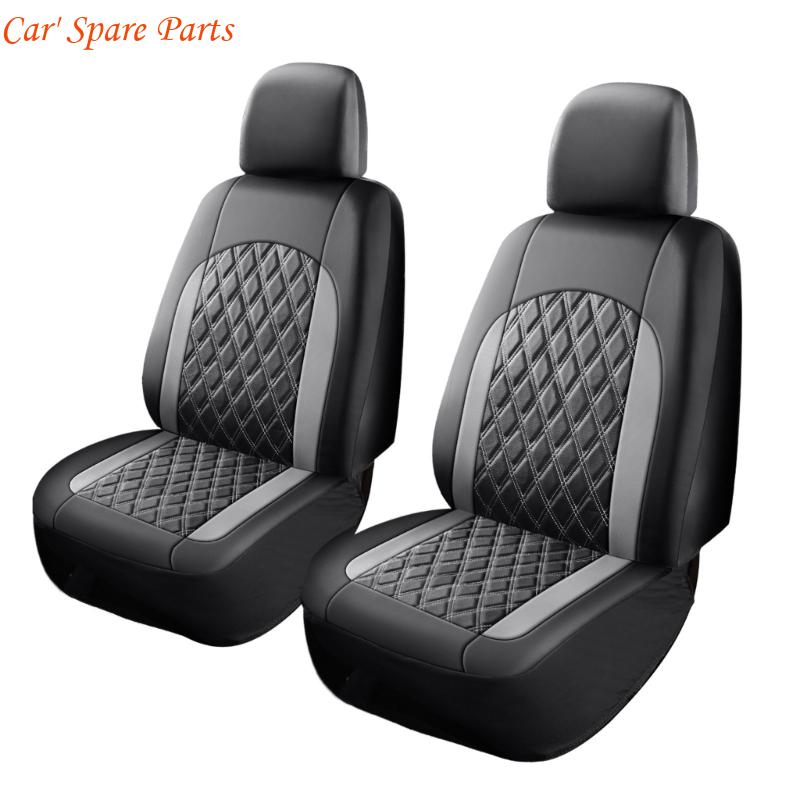 Y4UA Universelle Auto-Ledersitzbezüge Mit Diamant-Steppdesign Für Limousine SUV