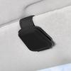 Universal Car Accessory Magnetic Sunglasses Holder Clip - Leather Multifunction Sun Visor Eyeglasses Clip Hanger for Automobiles