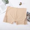 Sexy kanten rand dames ijszijde effen kleur gladde boxerbroek naadloze elastische grote maat antislip veiligheidsbroek voor dames