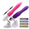 Godemiché vibrateur télescopique automatique, Machine sexuelle pour femmes et hommes, point G, poussée anale, chatte, Masturbation, jouets sexuels, pistolet masseur