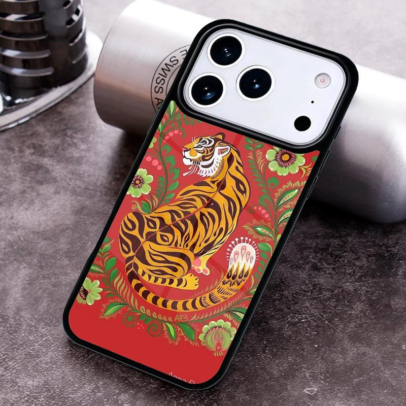 

Японский чехол-тигр для iPhone 17 16 15 Pro Max Air 14 13 12 11 Plus Ударопрочный чехол iPhone 12 Pro Max