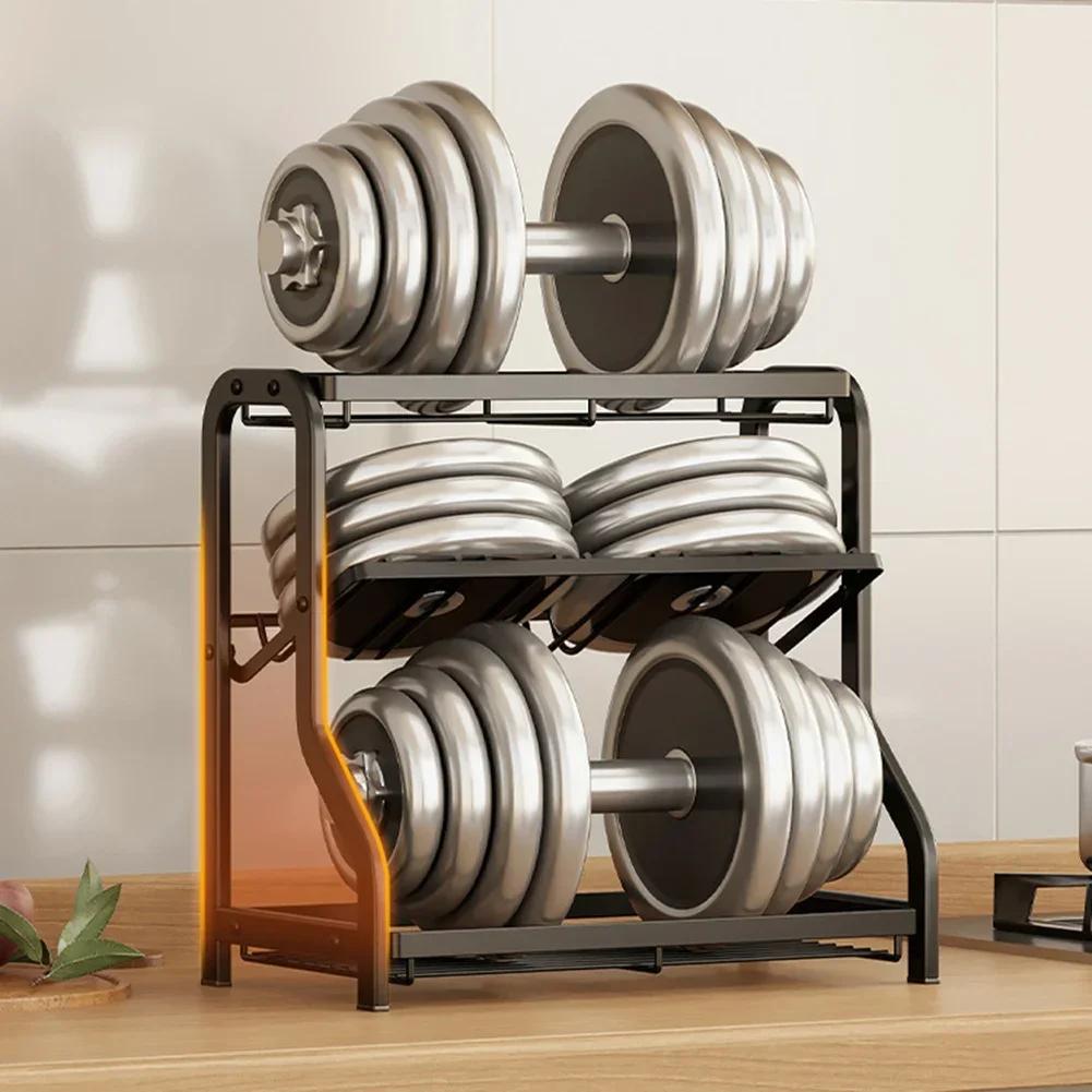 3 Tier Kitchen Spice Jars Space Saving Organiser Spice Storage Shelf Metal Free Standing Waterproof for Salt Sauce Vinegar