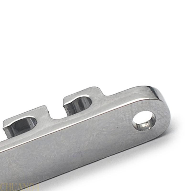 A1A2 Electric Bass String Guide Bass Headstock Protector Retainer Metal Texture