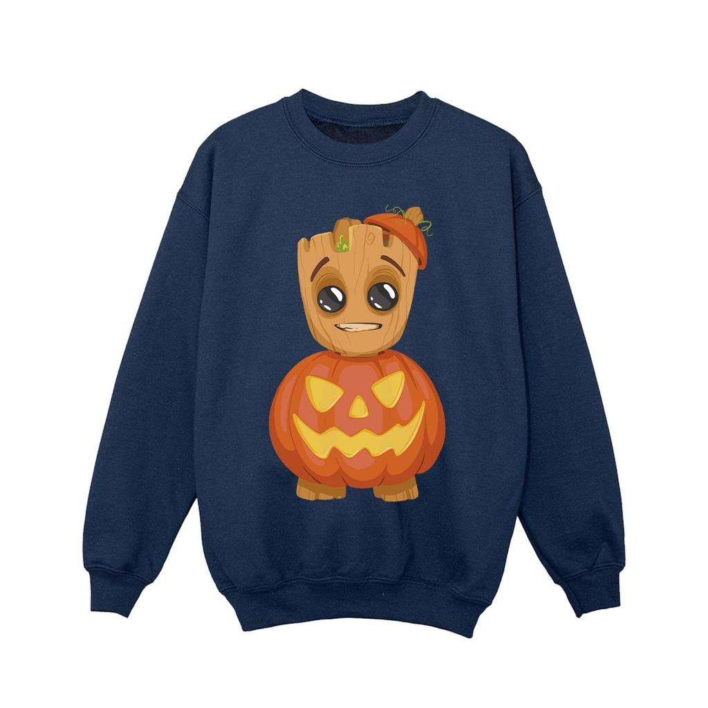 Marvel Girls Groot Pumpkin Sweatshirt