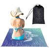 Beach Blanket Sandproof Beach Mat Quick Drying Waterproof Camping Mat Multifunctional Lightweight for Travel Camping Hiking