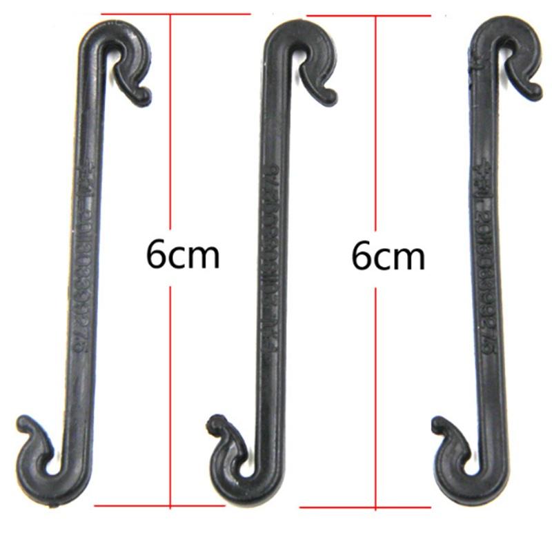 50pcs/bag Garden Plants Bundled Buckle Grape Vines Vegetable Strapping Clips Greenhouse Vegetables Stems Fixing Ring Fasteners Tool
