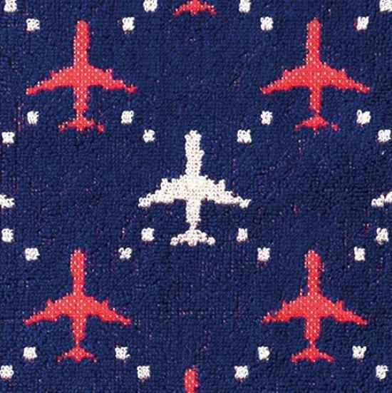Marushin Face JAL Japan Night 34 X Jacquard 6205001500 Towel, Airlines, Flight, 80cm, 100% Cotton, Weave,