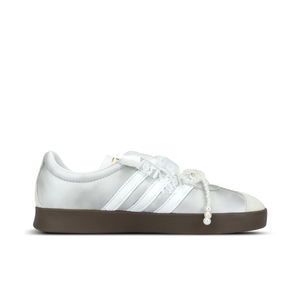 Adidas Vl Court Classic Berlin First Snow Abrasion Resistant Low top German Army Trainers Unisex Silver JQ2470(team1369-)