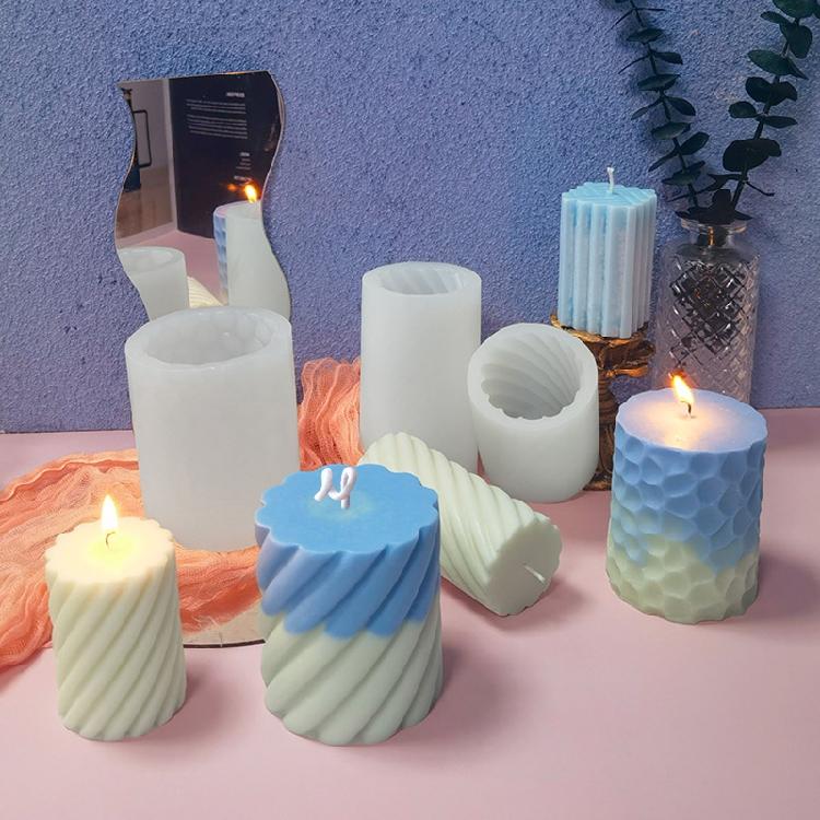 Handmade Candles Mold Food-grade Silicone Mold Flexible Durable for DIY Candles