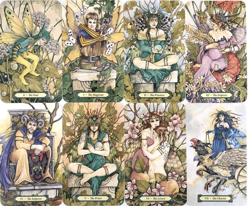 Mystic Faerie Tarot Waite 78 Tarot with Japanese Authentic Product I.I.J Deck, Edition, Cards, Reading, Instructions,