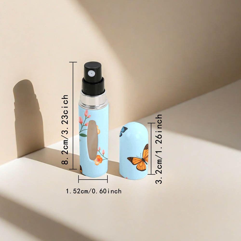 Schmetterlingsdruck Sprühflasche Drehbar Nachfüllbar Leere Kosmetikbehälter Reise