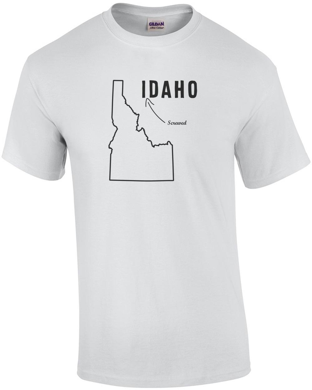 I Screwed Daho - Idaho T-Shirt Unisex T-Shirt XL