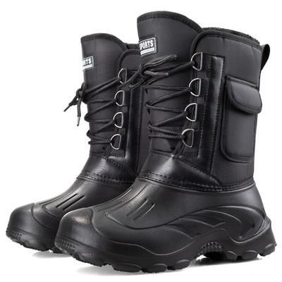 Bottes de Pêche Automne et Hiver Chaussures de Sport Imperméables 2025 Bottes d'Hiver d'Extérieur pour Homme Bottes de Travail Chaudes pour la Neige Bottes de Pêche pour Homme