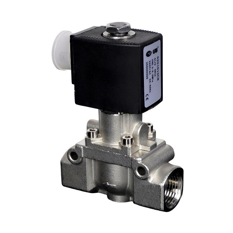High-Pressure 304 Stainless Steel Pilot Piston Solenoid Valve, 50bar