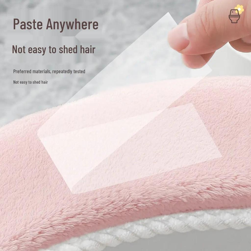 Newcomer Special: Pompon Applique Universal Toilet Seat Cushion - Four Seasons Cover