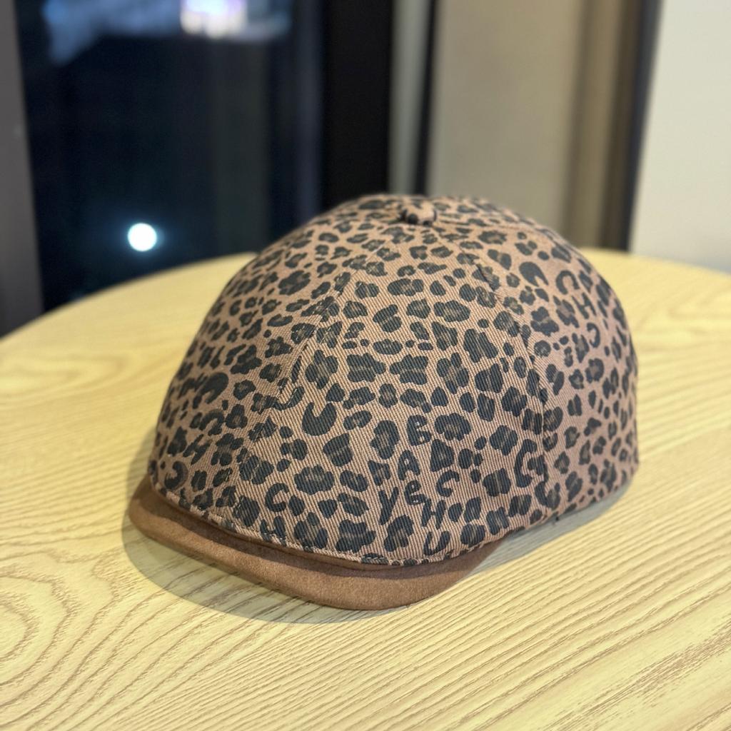New Leopard Print Advance Hat Women's Spring and Autumn Style Personalized Beret Retro Duckbill Hat