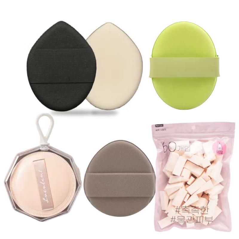 Коллекция спонжей разных типов (Влажное и сухое использование / Различные формы) Multi-Type Cushion Puff Collection