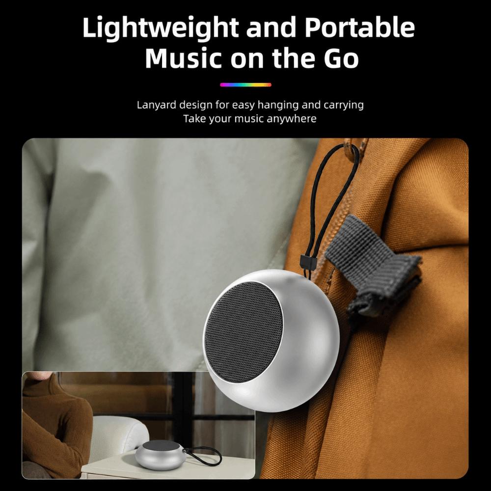 Smart Portable Bluetooth Speaker Metal Mini Sound Box New Compact Subwoofer Mobile Phone